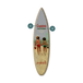 At The Beach - Surfboard Wall Art
