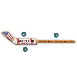 Hockey Stick Cut Up - Wood Wall Decor Meissenburg Designs