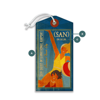 Be Someone's Sunshine - Luggage Tag