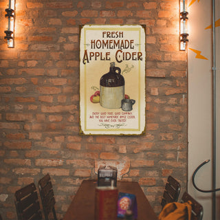 Homemade Apple Cider - Wood & Metal Wall Art by Meissenburg Designs