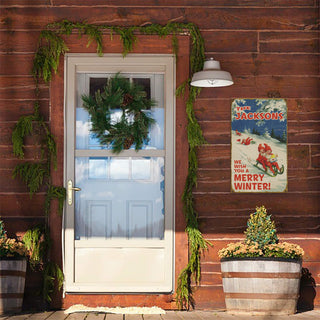 We Wish You a Merry Winter - Wood & Metal Wall Art by Meissenburg Designs
