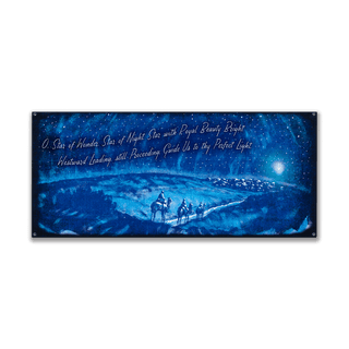 Star of Wonder - Wood & Metal Wall Art Metal 24" x 10.5" by Meissenburg Designs