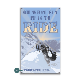 Oh What Fun It Is To Ride - Wood & Metal Wall Art