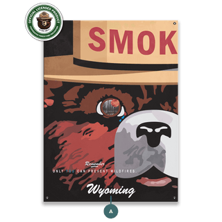 Smokey Bear 2007 Smokey Poster: Personalized - Wood & Metal Wall Art Metal by Smokey Bear