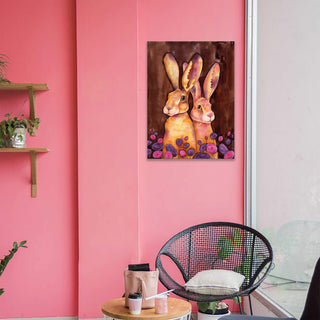 The Honeymooners - Wood & Metal Wall Art by Karen Savory