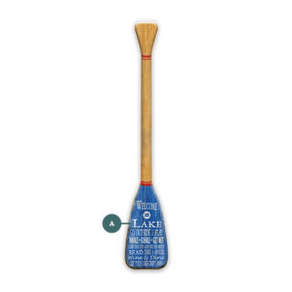 Welcome to the Lake - Paddles & Oars
