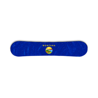 Montana State Flag - Snowboard Wall Decor