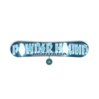 Powder Hound - Snowboard Wall Decor