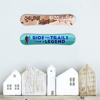 Challenge Gravity - Snowboard Wall Decor