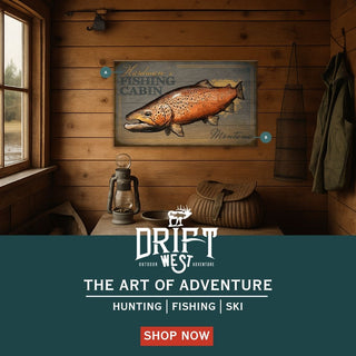 drift west wall art collection from old wood signs