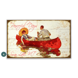 Peaceful Days - Wood & Metal Wall Art Wood Meissenburg Designs