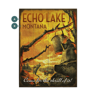 For the Thrill of It! - Wood & Metal Wall Art Wood Meissenburg Designs