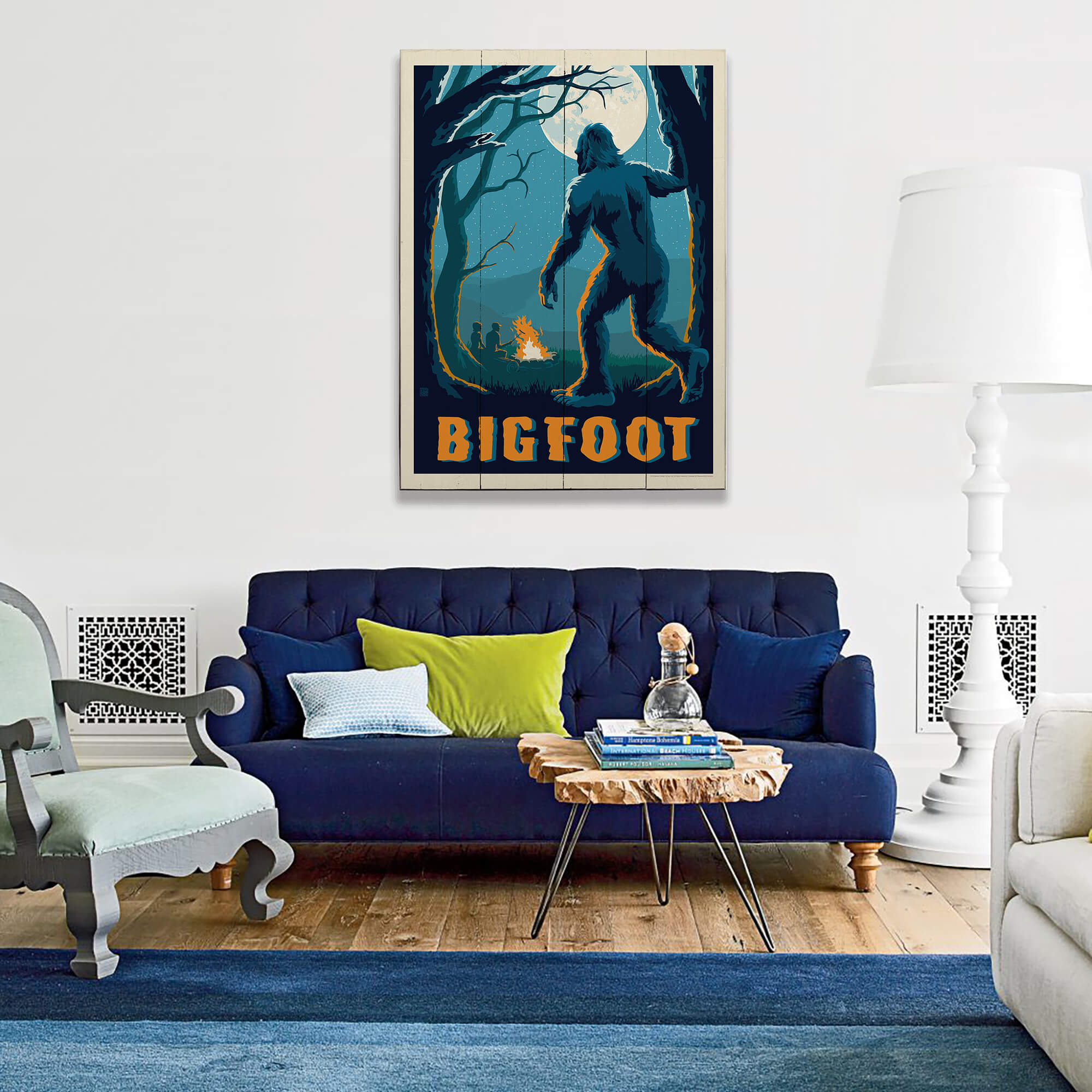 bigfoot art monsters splatter rooms Bigfoot: Campfire Stories