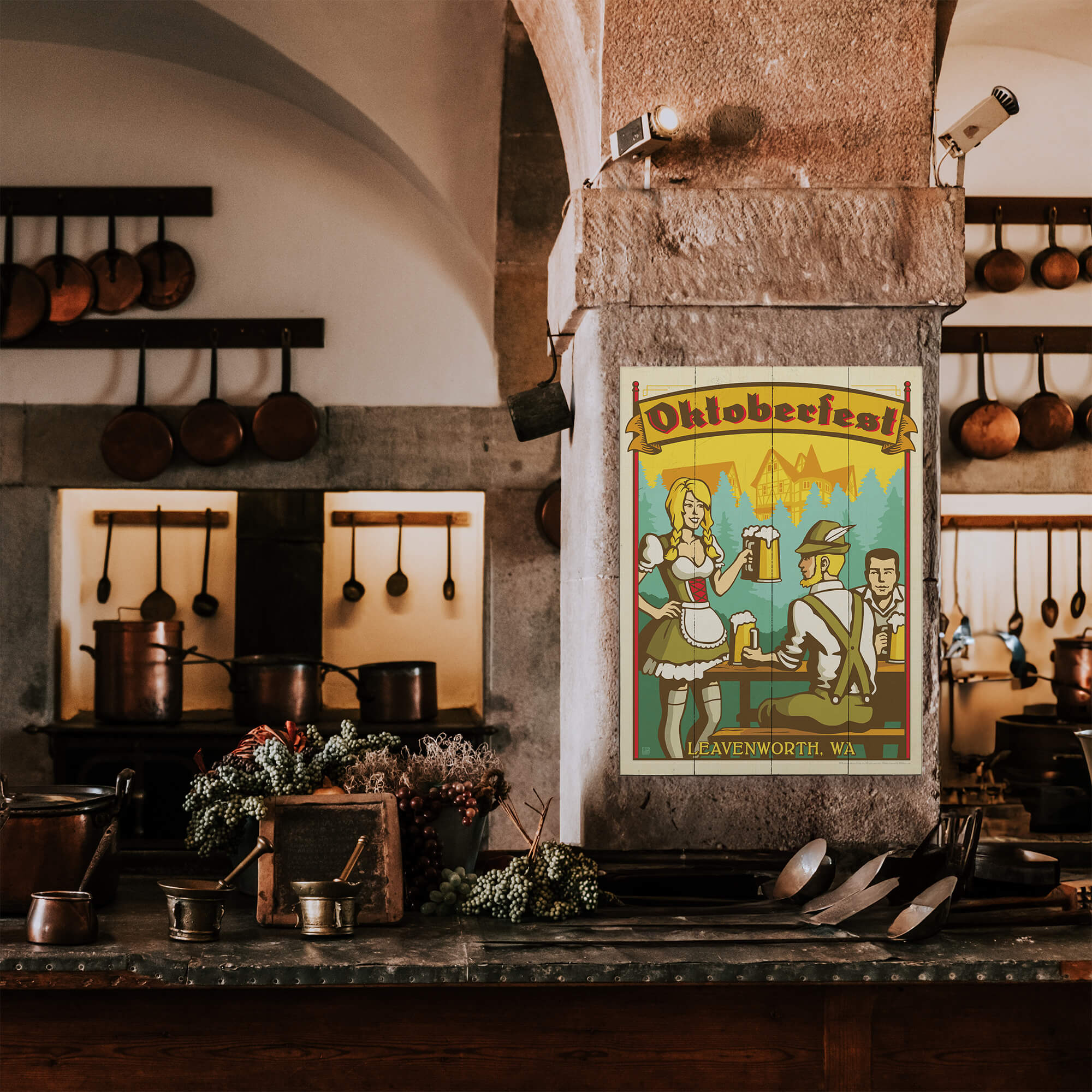 Oktoberfest: Personalized - Wood & Metal Wall Art – Old Wood Signs