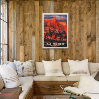 Capitol Reef National Park: Happy Trails - Wood & Metal Wall Art by Anderson Design Group