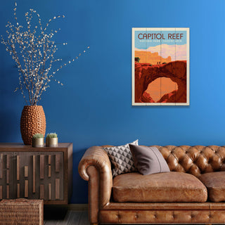 Capitol Reef National Park: Cassidy Arch - Wood & Metal Wall Art by Anderson Design Group