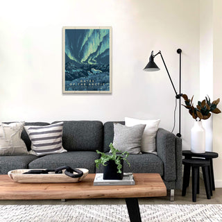 Gates of the Arctic National Park: Northern Lights - Wood & Metal Wall Art by Anderson Design Group