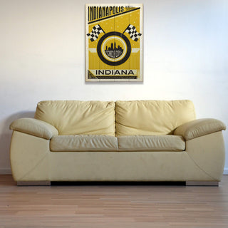 Indianapolis, The Circle City - Wood & Metal Wall Art Wood & Metal Wall Art Anderson Design Group