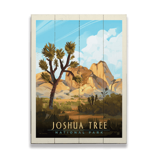 Joshua Tree National Park: Windswept Wonder - Wood & Metal Wall Art Anderson Design Group
