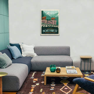 Pacific Northwest Wonderland - Wood & Metal Wall Art Anderson Design Group