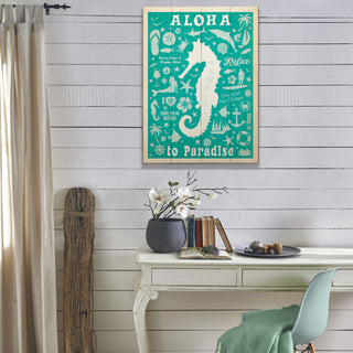 Welcome to Paradise - Wood & Metal Wall Art Wood & Metal Wall Art Anderson Design Group