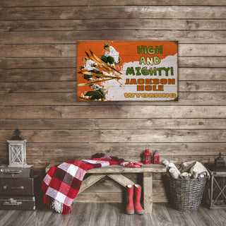 High and Mighty! - Wood & Metal Wall Art