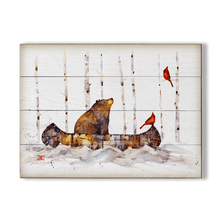 If a Bear had a Boat - Wood & Metal Wall Art