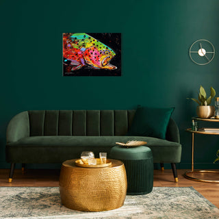 Crazy Trout - Wood & Metal Wall Art