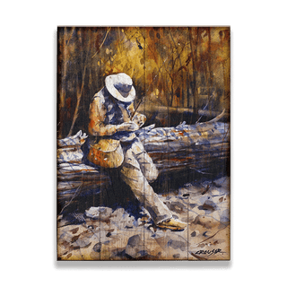 Decisions of a Fly Fisherman - Wood & Metal Wall Art