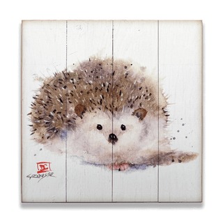 Hedgehog - Wood & Metal Wall Art