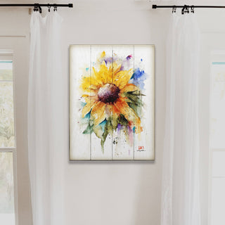 Sunflower - Wood & Metal Wall Art