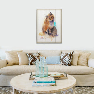 Winter Fox - Wood & Metal Wall Art