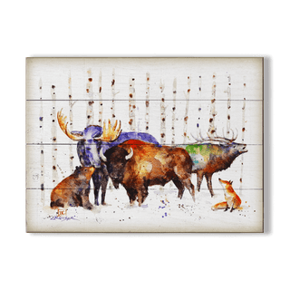 The Woodlands - Wood & Metal Wall Art