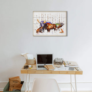 The Woodlands - Wood & Metal Wall Art
