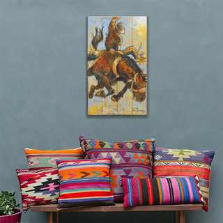 Bucking Bronco - Wood & Metal Wall Art Ed Anderson