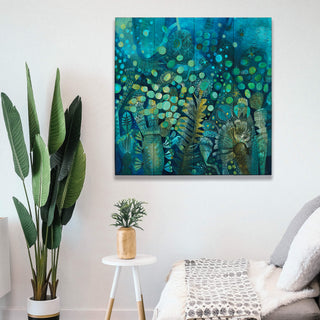 Aqua Dreams - Wood & Metal Wall Art