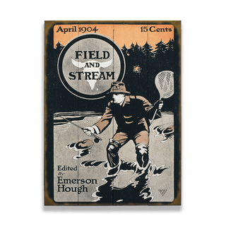 Field & Stream Cover April 1904 - Wood & Metal Wall Art Wood by Field & Stream