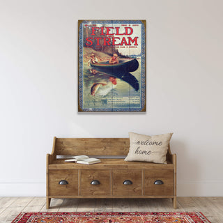Field & Stream Cover May 1912 - Wood & Metal Wall Art Field & Stream