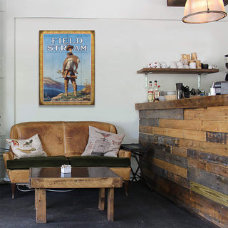 Field & Stream Cover November 1915 - Wood & Metal Wall Art Field & Stream