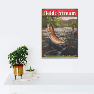 Field & Stream Cover April 1949 - Wood & Metal Wall Art by Field & Stream