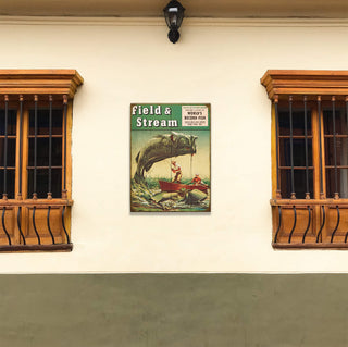 Field & Stream Cover May 1950 - Wood & Metal Wall Art Field & Stream