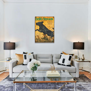 Field & Stream Cover November 1957 - Wood & Metal Wall Art Field & Stream