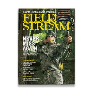 Field & Stream Cover September 2005: Bow Hunter - Wood & Metal Wall Art Field & Stream