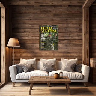 Field & Stream Cover September 2005: Bow Hunter - Wood & Metal Wall Art Field & Stream