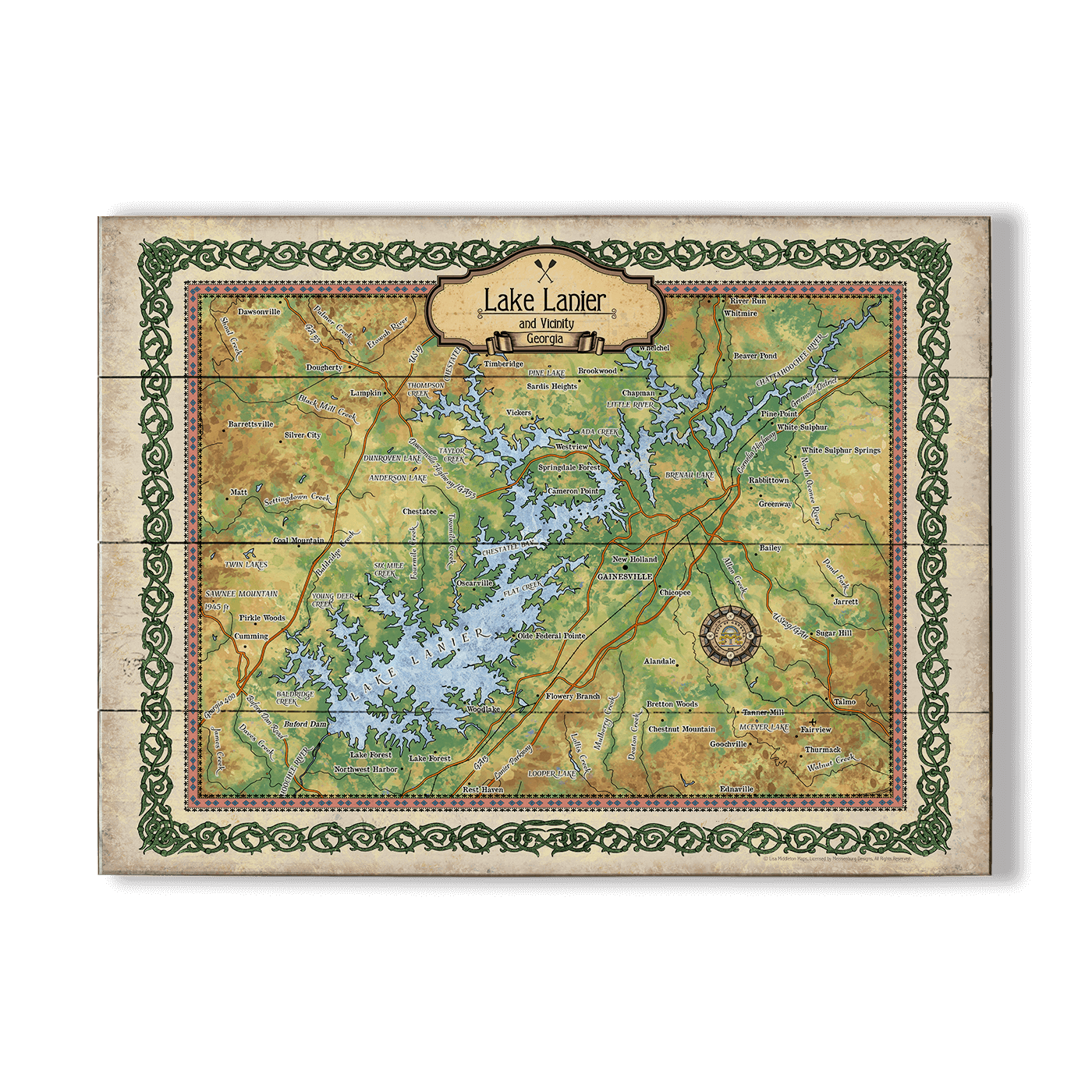 Creek Lake Lanier Maps How Wide Is Lake Lanier? A Z Animals