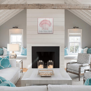 Scallop Shell Watercolor - Wood & Metal Wall Art Joanne Murphy