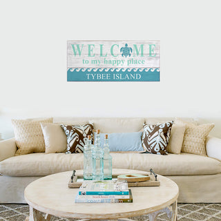 Welcome to My Happy Place - Wood & Metal Wall Art Joanne Murphy