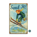 Send It Skier - Wood & Metal Wall Art