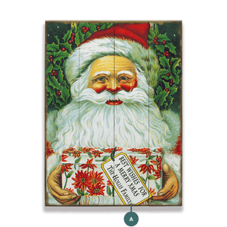 Best Wishes, Christmas - Wood & Metal Wall Art Meissenburg Designs