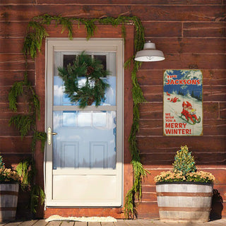 We Wish You a Merry Winter - Wood & Metal Wall Art Meissenburg Designs